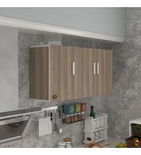 Kenzlife hazır mutfak canna22 crd 060*120*22 mutfak banyo dolabı kapaklı raflı (Karışık)