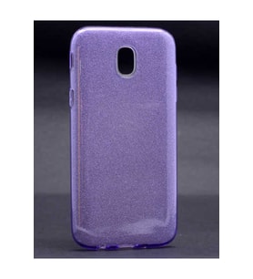Samsung Galaxy J5 Pro Uyumlu Kılıf Zore Shining Silikon (Mor)