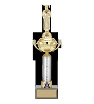 ODAK KUPA - Figürlü Kupalar - Mezuniyet Erkek Figürlü Kupalar FG-058 A - 46 cm