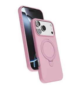 iPhone 17 Pro Max Regal Magsafe Standlı Kapak - Açık Pembe