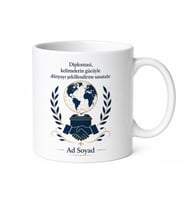 Siyaset Bilimciye Hediye Seçim Analizi Uluslararası İlişkiler Diplomasi Kupa Bardak