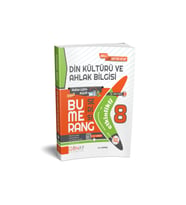 Günay Yayınları Güncel 8. Sınıf Din Kültürü Ve Ahlak Bilgisi Bumerang Etkinlikli Kitap Konu Anlatımlı Soru Bankası (Çok Renkli)