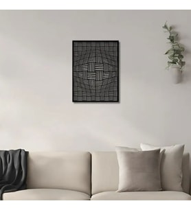 Metal Dekor Halatlar(Ropes) Metal Duvar Tablosu Soyut