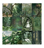 Orora Fairycore Forestcore Poster Duvar Kağıdı Seti-12li-230g-A5