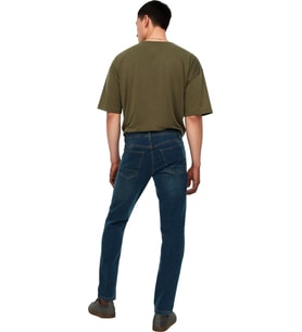 Erkek Slim Fit Esnek Kot Pantolon Fonksiyonel Dayanıklı Kaliteli Konforlu Estetik Premium Şık
