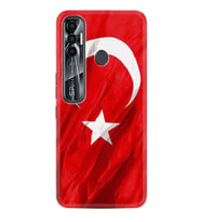Tecno Spark 6 6 Go 8C 8 Pro 7 7 Spark 9 Pro Kılıf Desemli Silikon Şanlı Türk Bayrağı 4 1401