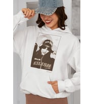 Billie Eilish Met Gala After Party Baskılı Unisex Oversize Şarkıcı Hoodie