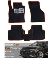 AUDİ E-TRON (2018-2024) Uyumlu EVA Paspas Tam Set–Araca Özel,Su Geçirmez,Kolay Montaj