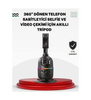 Otomatik Yüz Takipli 360° Döner Gimbal, Sosyal Medya İçin Mükemmel Destek