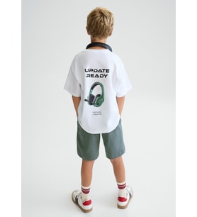 Mayoral Erkek Çocuk Penye Şort Tshirt Takım Yeşil