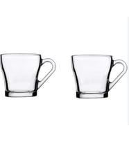 Paşabahçe 55233 2Li Chroma 205cc/6oz Su ve Çay Bardağı Kulplu