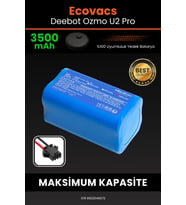 Ecovacs Deebot Ozmo U2 Pro 3500mAh Robot Süpürge Bataryası - Koruma Katmanlı Batarya Teknolojisi
