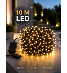 Dekoratif Aydınlatma Ampüllü 10 Metre Gün Işığı Şerit Led