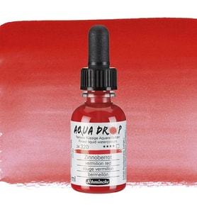Schmincke Aqua Drop Sıvı Sulu Boya 30ml 320 Vermilion Red