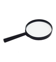 1 Adet Orta Boy Plastik Çerçeveli Orta Boy Saplı Büyüteç 75 mm Okul Tipi Büyüteç 75 mm Saplı Büyüteç