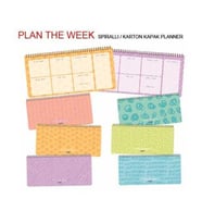 Gıpta Plan The week Sp. Karton Kpk Def. 13x37 54Yp