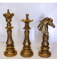 ÜÇLÜ SATRANÇ BİBLO TAKIM C 0138 (Bronz)
