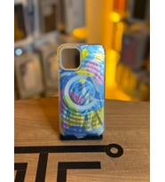 iPhone 12 / 12 Pro Uyumlu Renkli İllüstrasyon Özel Tasarım Silikon Kılıf (Çok Renkli)