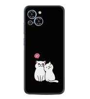 Reeder S23 Max Pro Kılıf Silikon Desen Özel Seri Love Cats 1690