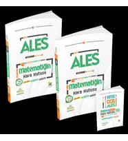 ALES Matematiğin Kara Kutusu 1.ve 2.Cilt Konu Özetli D.Çözümlü ÖSYM Soru Bankası