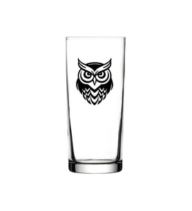Baykuş Baskılı Rakı Bardağı - Baykuşlu Rakı Bardağı (Standart)