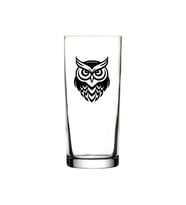 Baykuş Baskılı Rakı Bardağı - Baykuşlu Rakı Bardağı (Standart)