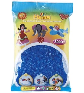 Hama Midi Boncuk 3.000'lik - Şeffaf Mavi