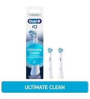 Oral-B iO Ultimate Clean Beyaz Diş Fırçası Yedek Başlığı 2 Adet