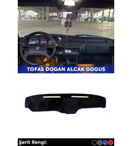 Tofas Dogan Alcak Gogus 3d Torpido Koruma Kılıfı - Ön Göğüs Kaplama - Mavi Şerit