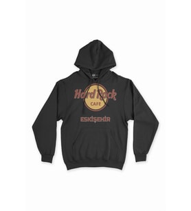 Hard Rock Cafe Eskişehir Siyah Sweatshirt Hoodie