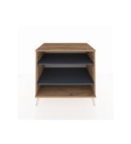 Kronos Şifonyer 2 Raflı 88x59x80 Çam-Antrasit