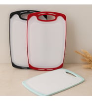 40x24 cm Plastik Kesim Panosu - Kaymaz Silikon Kenarlı, 10 mm