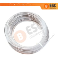 Araç Cam Kriko Tamiri için 7x7 Çelik Tel Halat Tamir Kablosu Çap: 1.6 mm Uzunluk: 100 metre