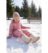 Ndrops YSEYL014 Kız Çocuk Kar Botu Bej