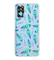 PrintiFy Samsung Galaxy S20 Plus ile Uyumlu Nazar Boncuğu 3  Kamera Korumalı Şeffaf Silikon Kılıf
