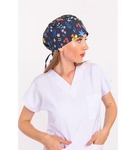 Laleli Desenli Doktor Hemşire Hastane Medikal Cerrahi Bone