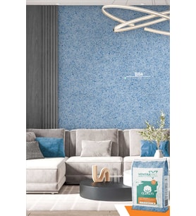 Ventrawall Dekoratif Sıva - Canlı Sıva - Mavi - B04 - 5 Kg-16,5 m²