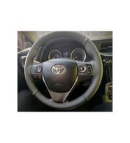 DİKİŞLİ DİREKSİYON KILIFI İTHAL DERİ NOKTALI/DAMARLI SİYAH DİKİŞLİ TOYOTA COROLLA İÇİN HIZLI KARGO