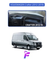 VOLKSWAGEN CRAFTER (2012-2019) Uyumlu Torpido Örtüsü Yansıma Önleyici Koruma Hızlı Montaj K77