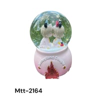MOTTO MTT-2164 PİLLİ IŞIKLI MÜZİKLİ ÜFLEMELİ KAR KÜRESİ BÜYÜK BOY -  DISNEYLAND COUPLE