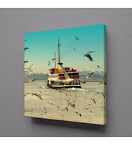 TEKNE MARTILAR KANVAS TABLO 60x60cm (Karışık)