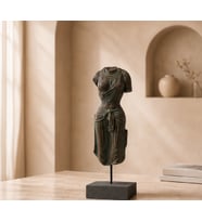 Antika Görünüm Zen Vücut Heykeli Buddha Zen Ev Dekoru Büstleri Büyük Boy Heykel 30 CM