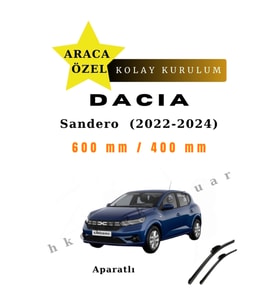 Dacia Sandero  (2022-2024) Araca Özel Silecek Ön İki