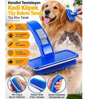 Kendini Temizleyen Kedi Köpek Tüy Tarağı Basmalı Tüy Toplama Ve Bakım Fırçası Köpek Tarağı Kedi Tar
