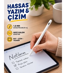 Eğim Sensörlü Dijital Kalem – Yüksek Hassasiyetli 1,0 mm Uç, Uzun Pil Ömrü Yeni Nesil