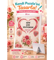 anneler gününe özel 99 parça puzzle