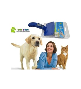 Kedi Köpek Tüy Alıcı Toplayıcı Seti Bakım Fırçası Toparlayıcı Tarama Aleti Tüy Alıcı Mavi Tüy Alıcı Tarak