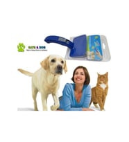 Kedi Köpek Tüy Alıcı Toplayıcı Seti Bakım Fırçası Toparlayıcı Tarama Aleti Tüy Alıcı Mavi Tüy Alıcı Tarak