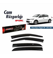 Peugeot 301 Mugen Cam Rüzgarlığı 2012-2017 arası 4'lü Sunplex (Beyaz)