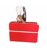 Bebek Yatağı Oyun Parkı Katlanabilir Sünger Yatak 60x120-4 CM (KIRMPUANTİYELİ)
